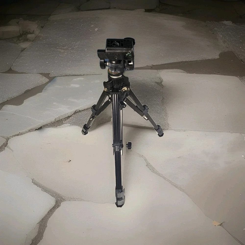 SLIK Universal U-212 Tripod w/ Pan Head PARTS Repair Broken‎ Mount